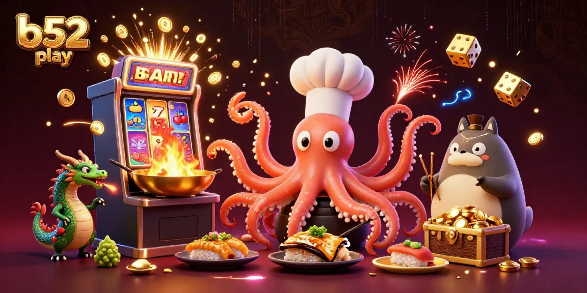 Experience b52 play with vibrant casino themes showcasing exciting characters, games, and rewards.