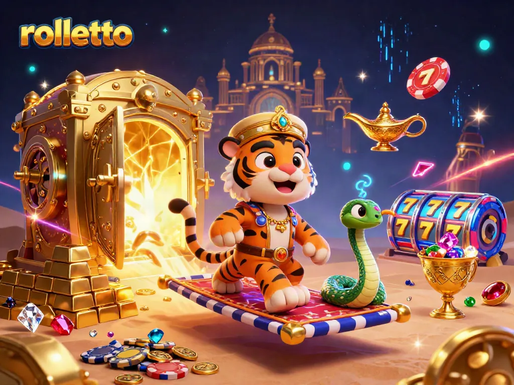 Experience the vibrant action at Rolletto with slots, treasures, and a magical atmosphere.