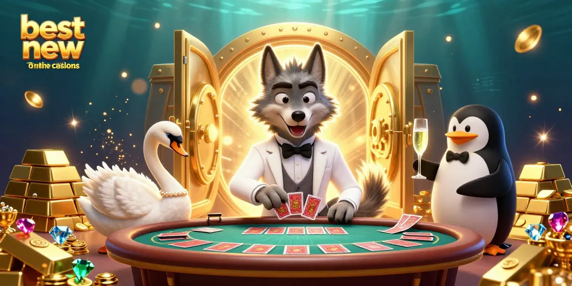 Players dive into the excitement at the best new australian online casinos with vibrant characters and gold treasure!